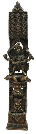 Bronze Tibetan Buddha Detail