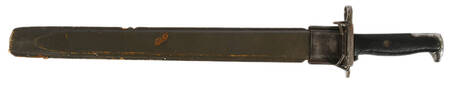 1942 US M1- M1905 Oneida OL Long Garand Bayonet with Scabbard