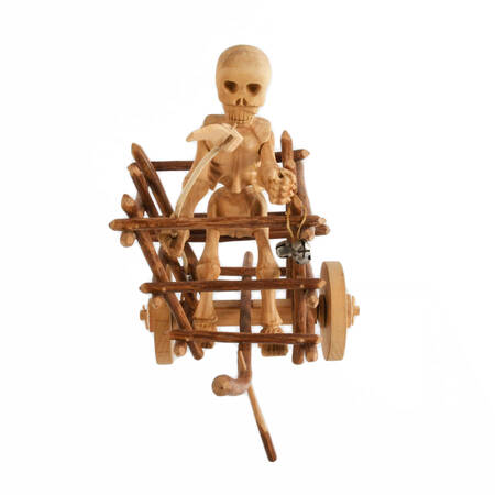 Roberto Gallegos Figural Wood "Death Cart"