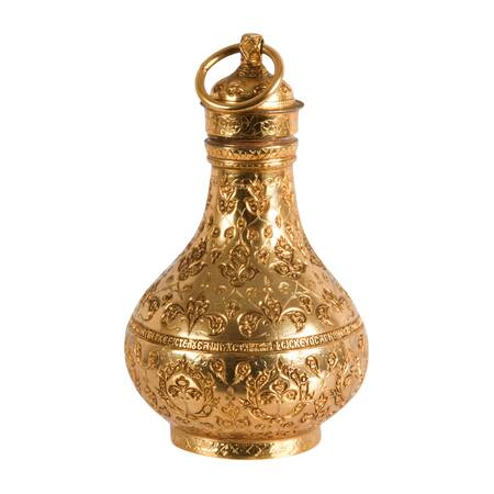 Benaki Museum Gold-Plated Replica Holy Oil Flask