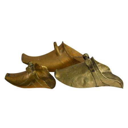 Trio of Spanish Conquistador-Style Brass Stirrups