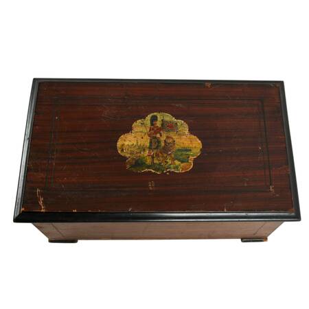 Antique Swiss Cylinder Music Box