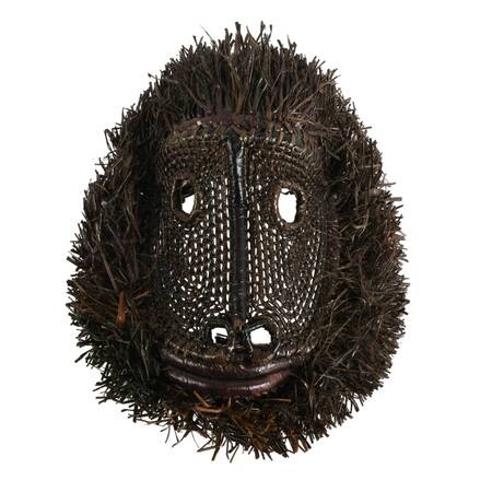 Hand-Woven Howler Monkey Mask from Emberá Tribe