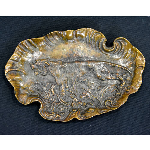 Tiger Tray After J. Fisher General Bronze Corporation