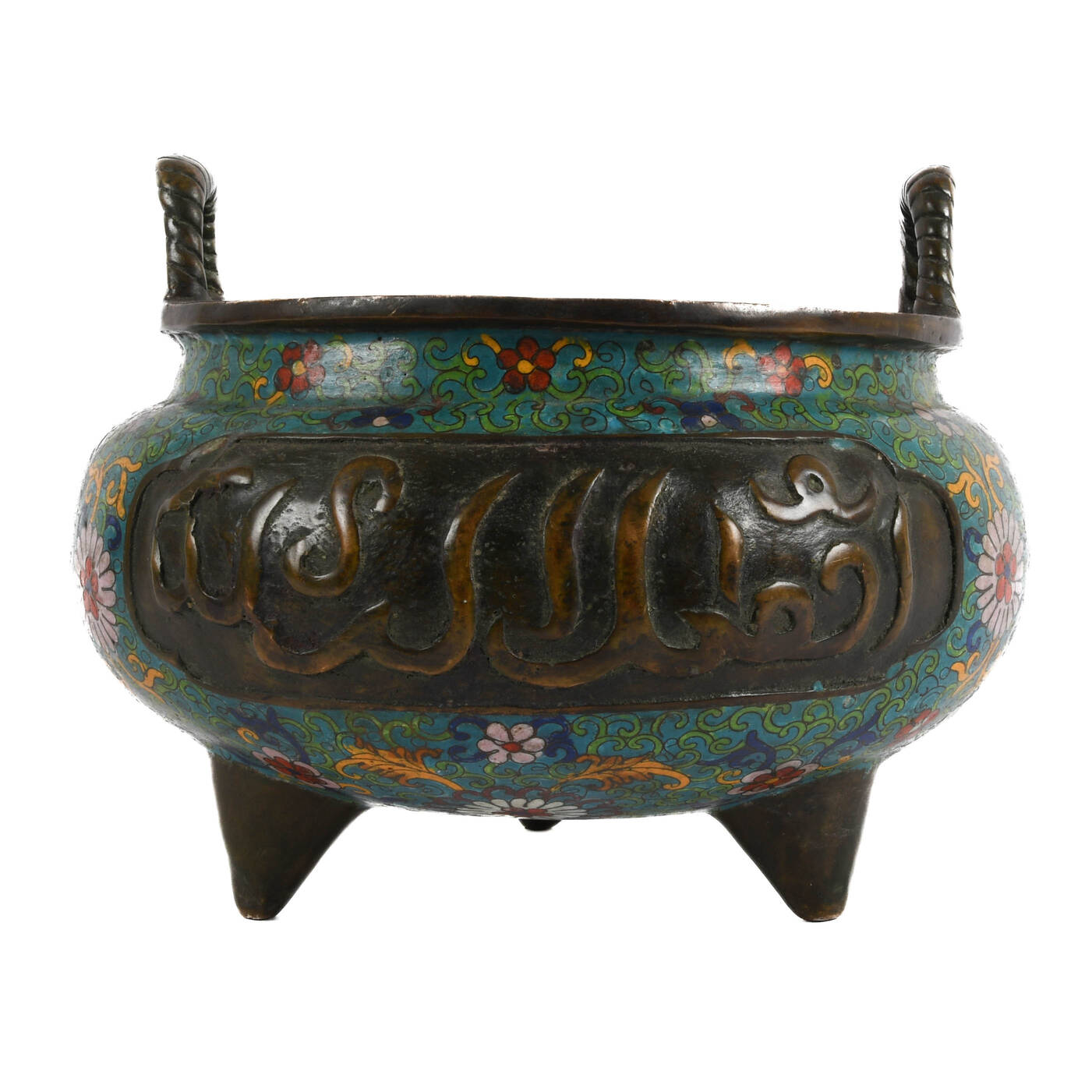 Islamic Cloisonné Enamel Vase
