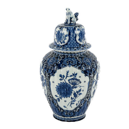 Royal Sphinx Delft Baluster Vase