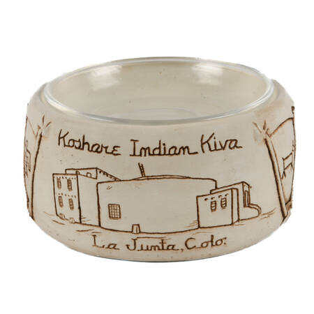 Native American Koshare Indian Kiva La Junta, Colorado Trinket Dish