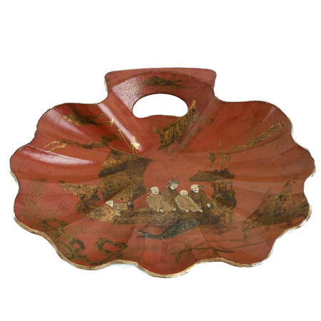 Decorative Carved Wood Asian Architectural Accent