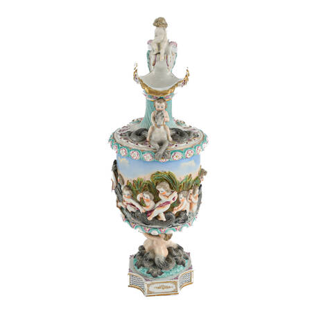Antique Royal Rudolstadt Mythological Ewer