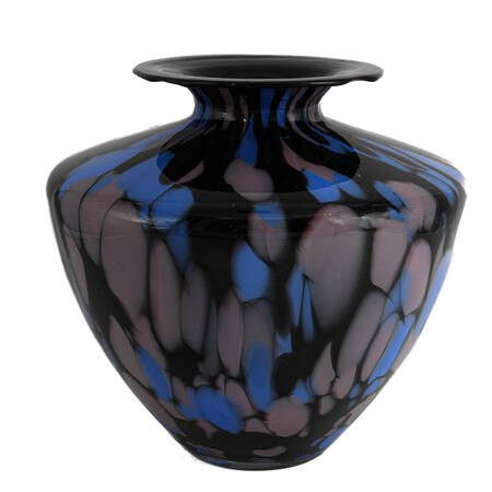 Italian Multi-Color Glass Vase