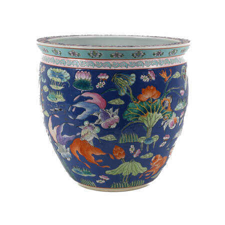 Chinese Porcelain Wucai Fishbowl