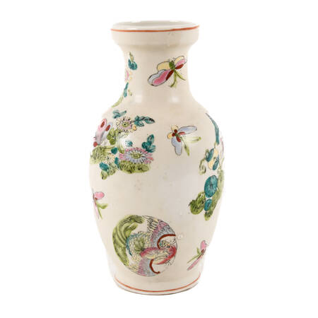 Chinese Butterfly Garden Decorated Vase