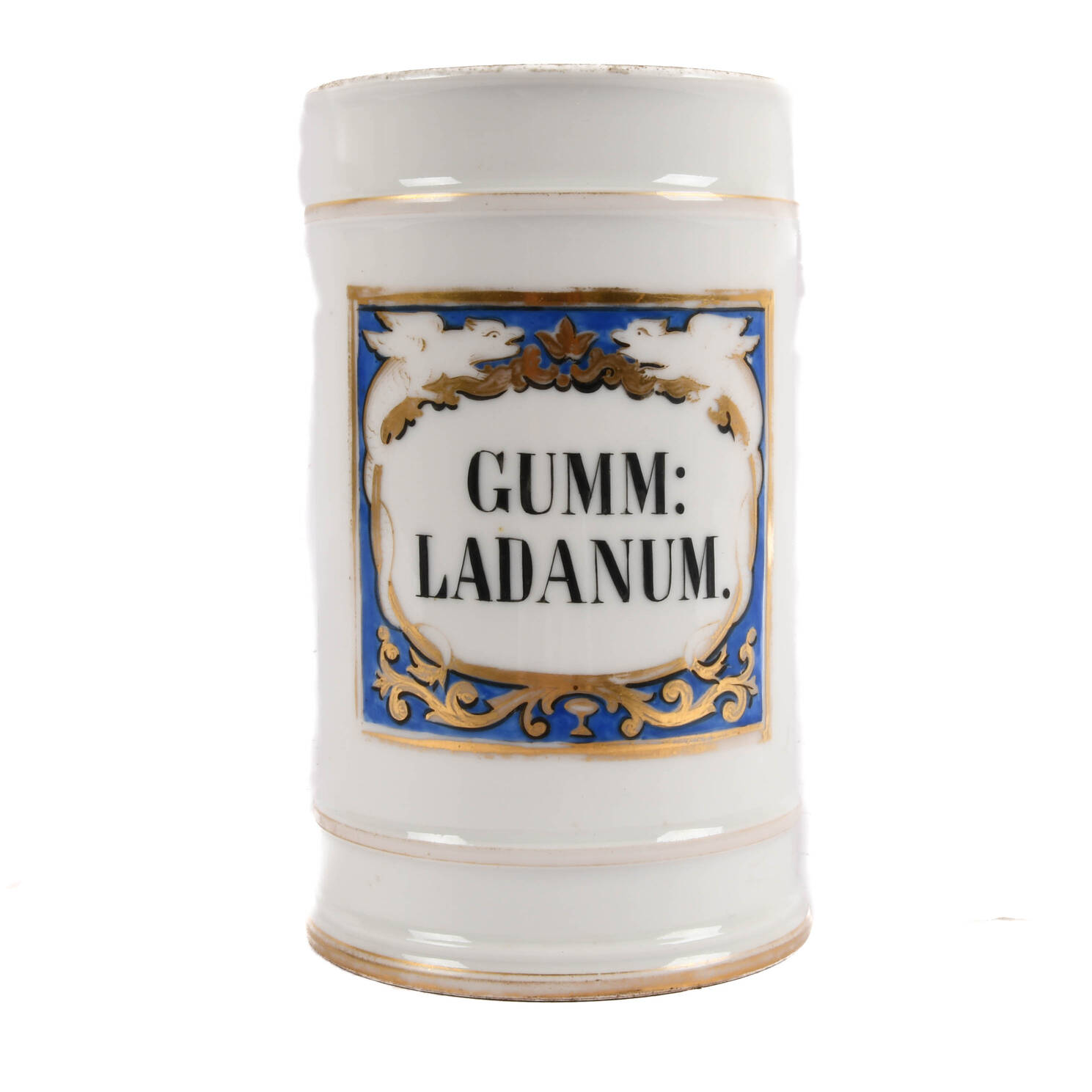 Antique Paris Porcelain Pharmacy Jar