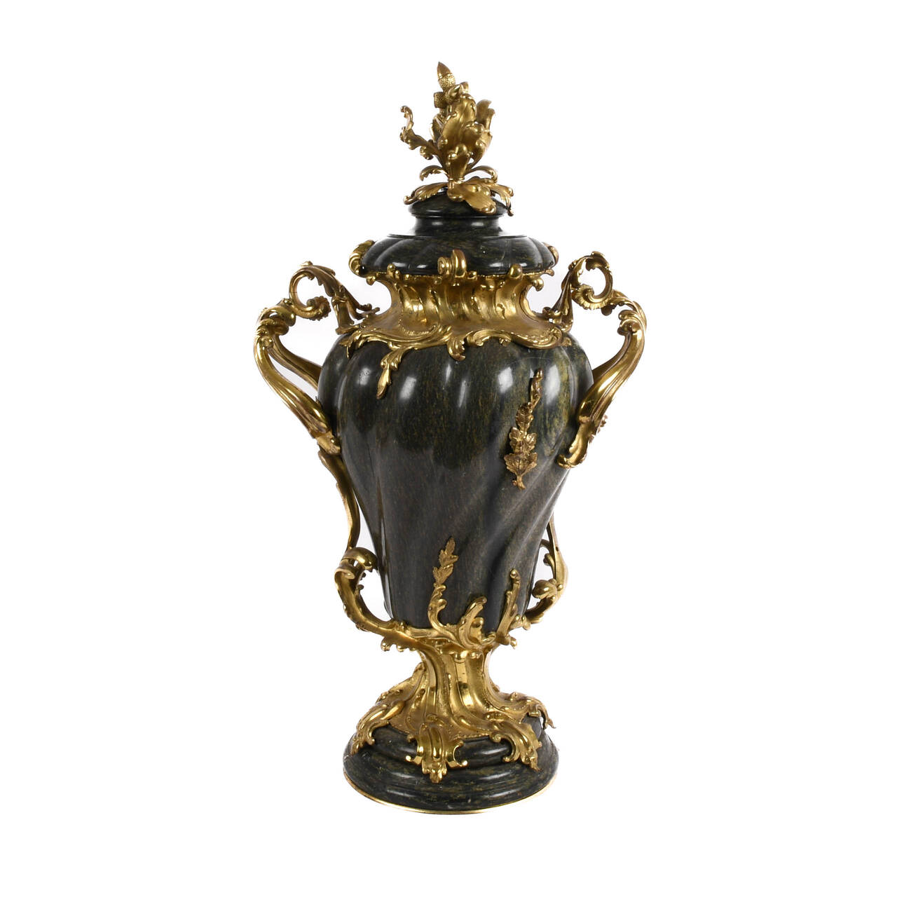 Antique Ormolu and Marble Urn