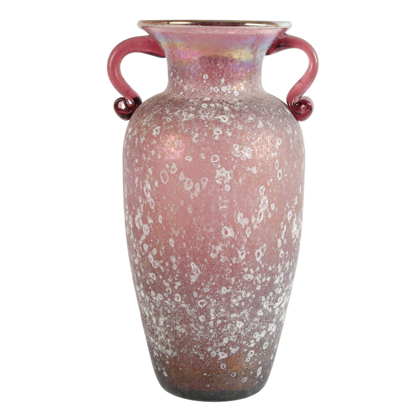 Italian Murano Scavo Finish Roman Style Amphora Vase