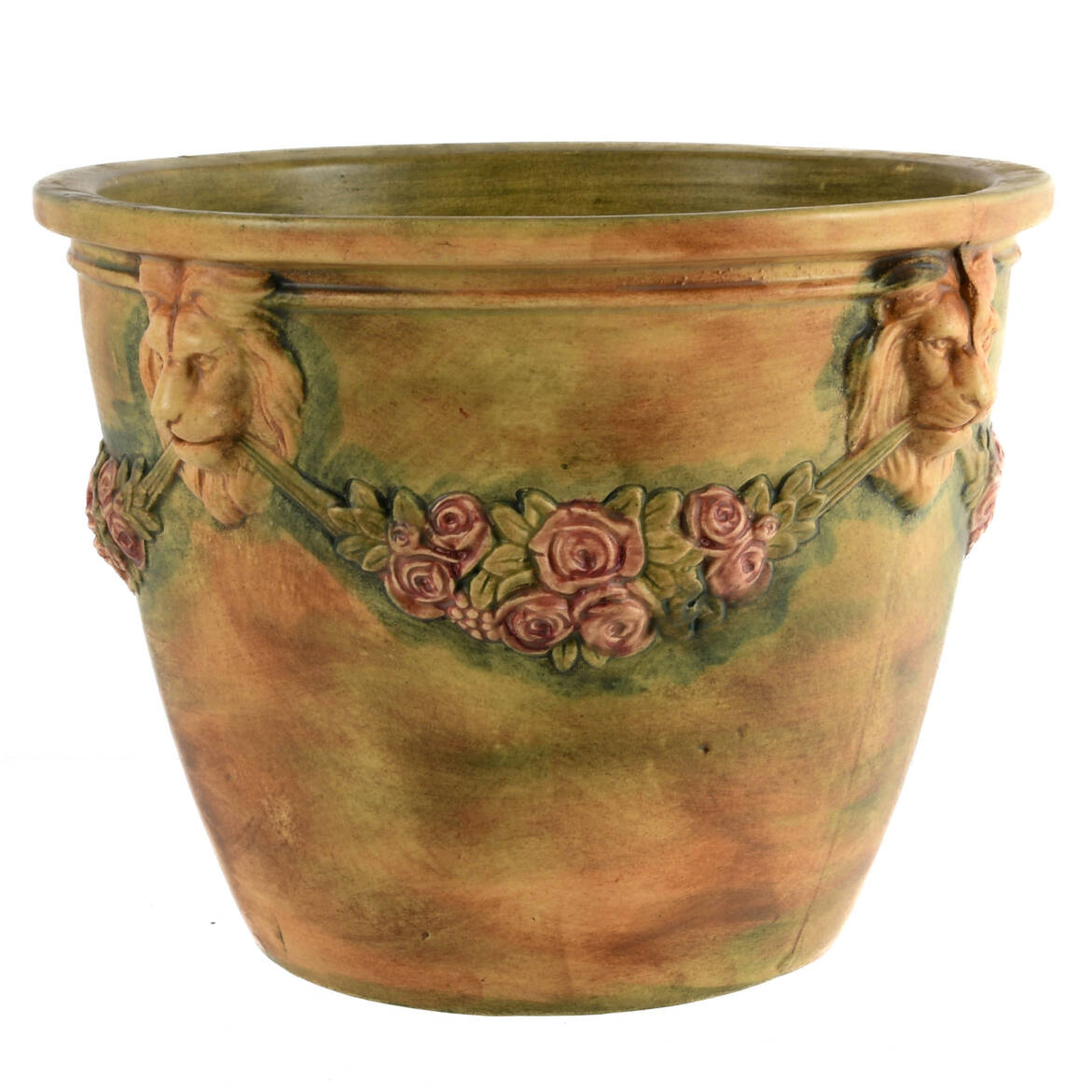 Weller Woodcraft Lions and Swags Jardinière