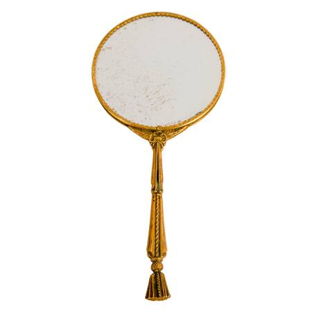Early 20th Century Double-Sided Ornate Hand Mirror