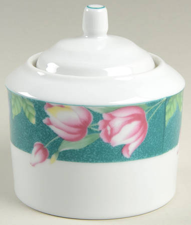 Flower Garden Sugar Bowl & Lid