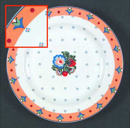 Printemps Salad Plate