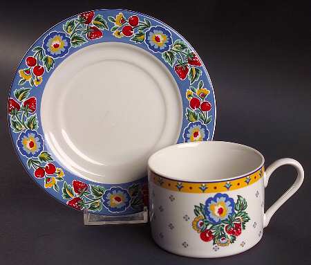 Printemps Flat Cup & Saucer Set