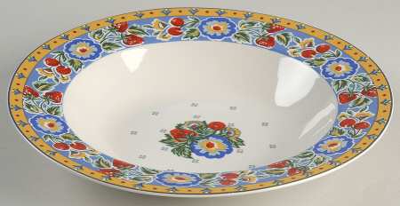 Printemps Large Rim Soup Bowl