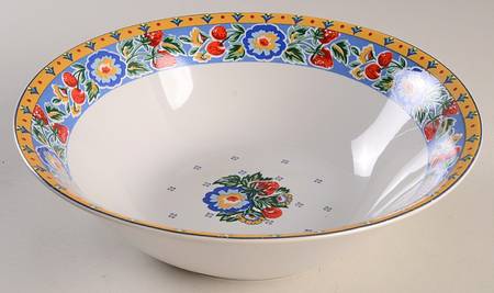 Printemps 9" Round Vegetable Bowl