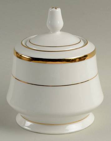 Royal Gold Sugar Bowl & Lid
