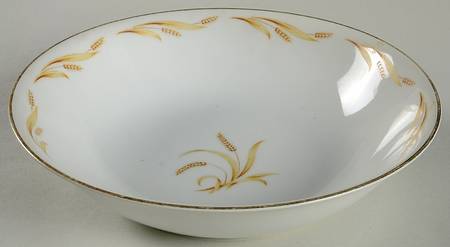 Golden Grain 8" Round Vegetable Bowl by Abalone