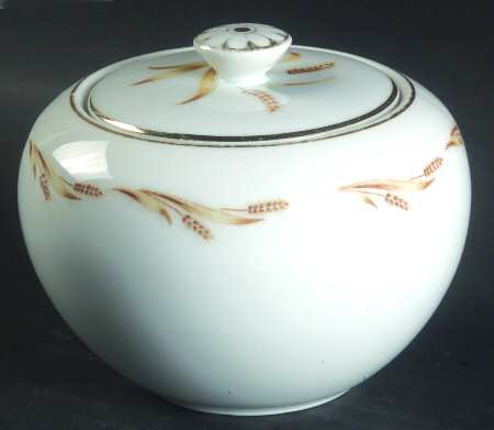 Golden Grain Sugar Bowl & Lid