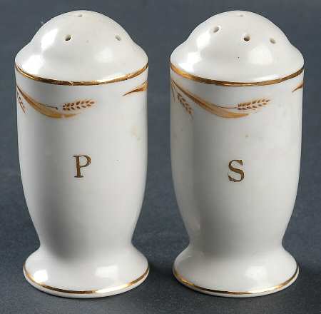 Golden Grain Salt & Pepper Set by Abalone
