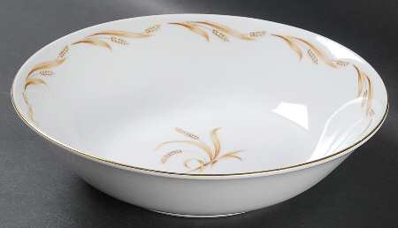 Golden Grain 9" Round Vegetable Bowl