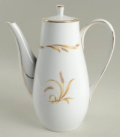 Golden Grain Coffee Pot & Lid