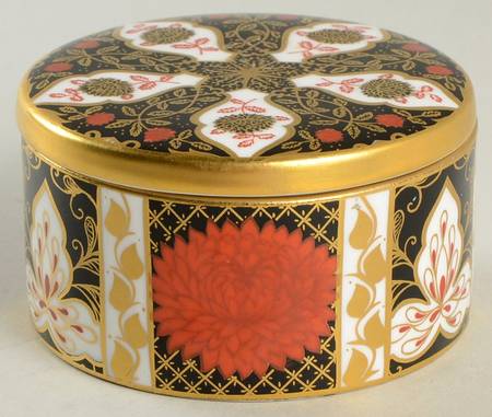 Chrysanthemum 3" Round Box & Lid