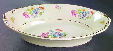 ABE1 10" Oval Vegetable Bowl