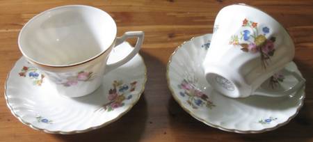 ABE16  Flat Cup & Saucer Set
