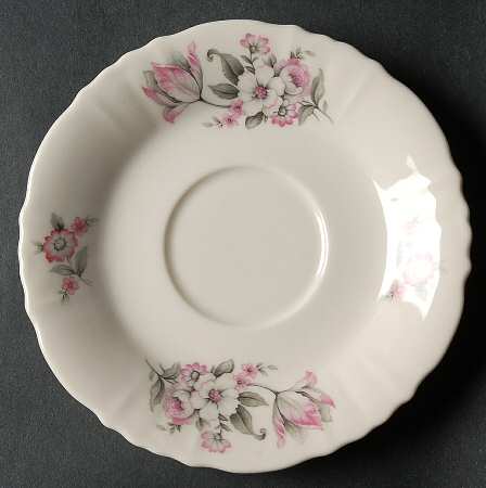 Moss Rose (Scalloped, No Trim) Saucer