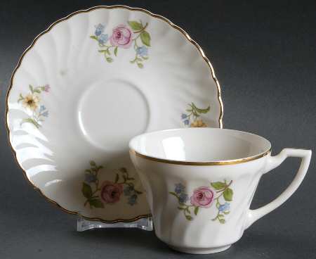 Portland Flat Cup & Saucer Set