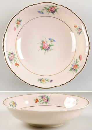Selma (Scalloped) 8" Round Vegetable Bowl