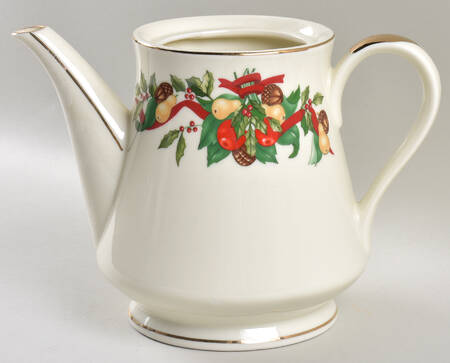 Christmas Bounty Teapot No Lid