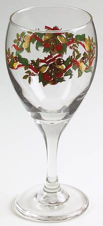 Christmas Bounty 10 Oz Glassware Goblet