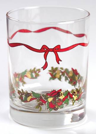 Christmas Bounty 12 Oz Glassware Double Old Fashioned