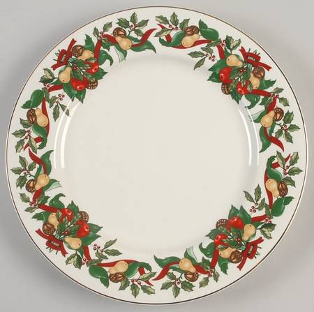 Christmas Bounty 12" Chop Plate (Round Platter)