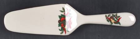 Christmas Bounty Solid Ceramic Pie/Cake Server