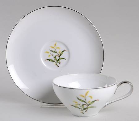 Adele Flat Cup & Saucer Set