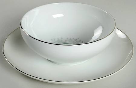 Celeste Gravy Boat with Attached Underplate