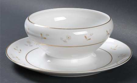 Denise Gravy Boat with Attached Underplate by ACI
