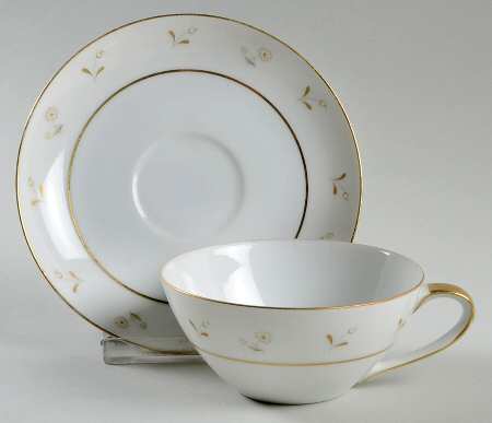 Denise Flat Cup & Saucer Set