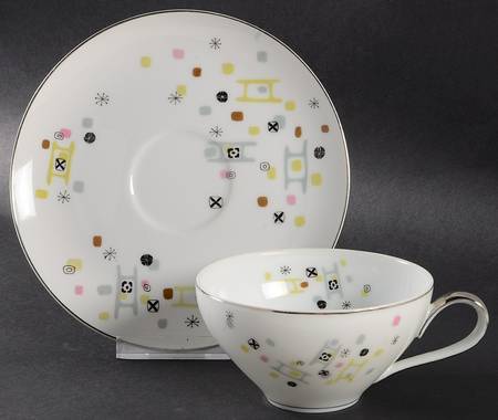 Frolic Flat Cup & Saucer Set