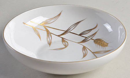 Golden Leaf Coupe Cereal Bowl