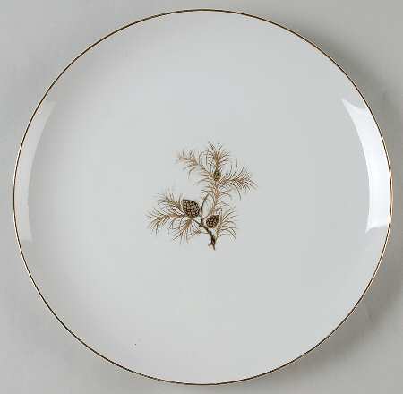 Golden Pine 12" Chop Plate (Round Platter)